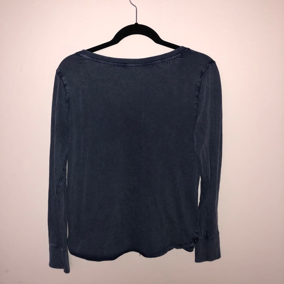 Blue long sleeve tee from Anthropologie - Picture 4 of 4